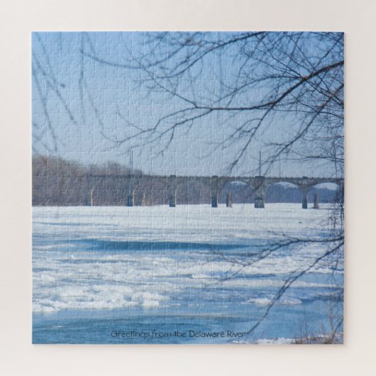 Wir Liebe des Delaware River Jigsaw Puzzle (Vertikal)