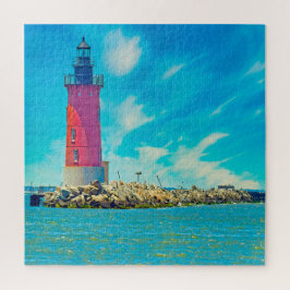 Wir Liebe des Light House Delaware Puzzle