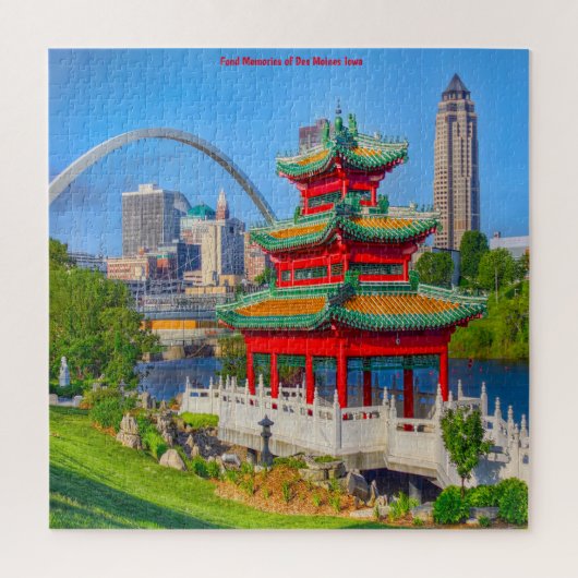 Wir Liebe Des Moines Iowa. Jigsaw Puzzle (Vertikal)