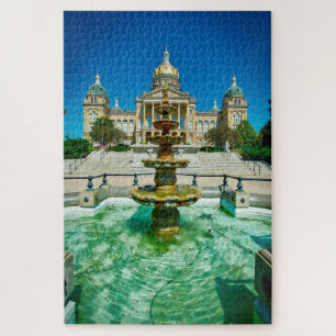 Wir Liebe Des Moines Iowa. Puzzle