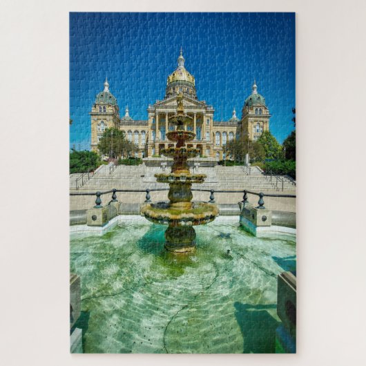 Wir Liebe Des Moines Iowa. Puzzle (Vertikal)