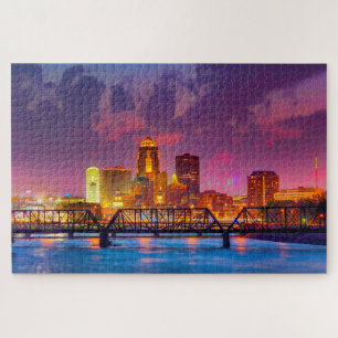 Wir Liebe Des Moines Iowa. Puzzle
