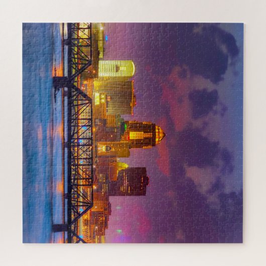 Wir Liebe Des Moines Iowa. Puzzle (Horizontal)