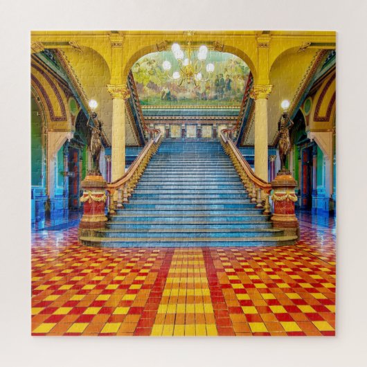 Wir Liebe Des Moines Iowa. Puzzle (Vertikal)