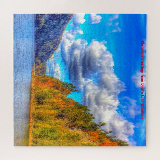 Wir Liebe Devils Lake Wisconsin. Jigsaw Puzzle (Horizontal)