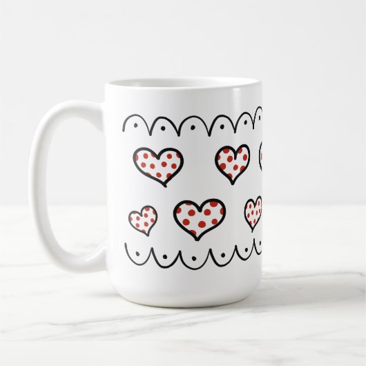 Wir Liebe dich! Kaffeetasse (Links)