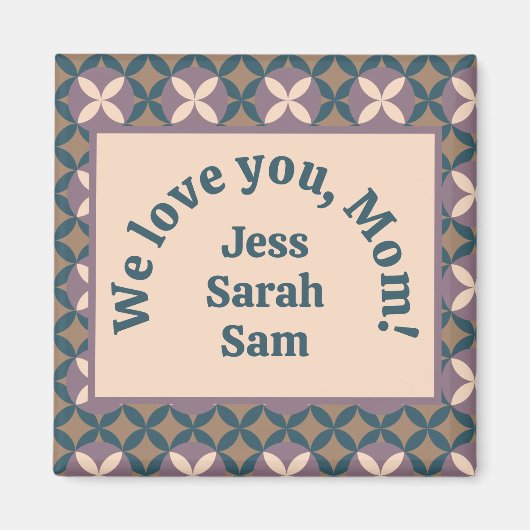 Wir Liebe dich, Mama! Magnet (Vorne)