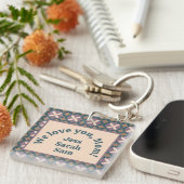 Wir Liebe dich, Mama! Schlüsselanhänger (Vorderseite rechts)