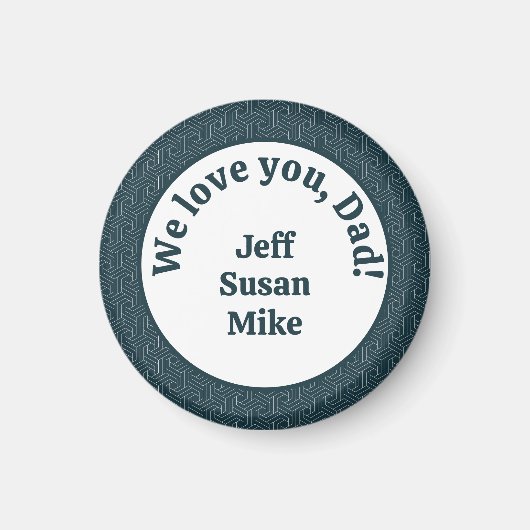 Wir Liebe dich, Vater! Magnet (Vorne)