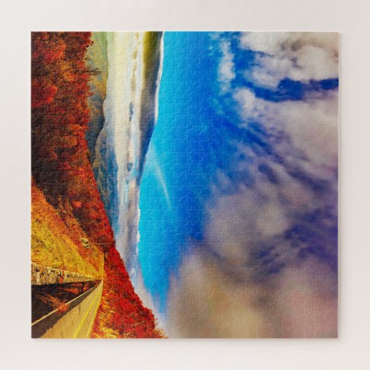 Wir Liebe die Blaue Ridge Mountains Virginia Puzzle (Horizontal)