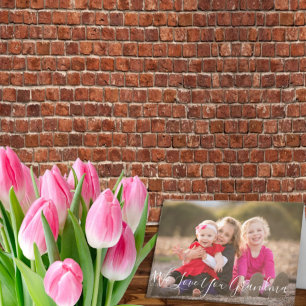 Wir Liebe dir Grandma Muttertagskarte Feiertagskarte