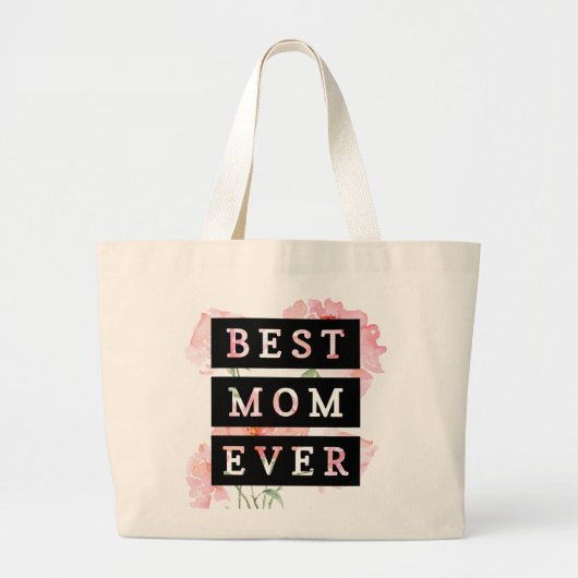 Wir Liebe dir Mama Niedlich moderne Kalligraphie Jumbo Stoffbeutel (Vorne)