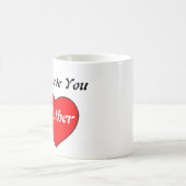 Wir Liebe dir Mutter Kaffeetasse (Mittel)