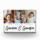 Wir Liebe dir Oma Opa Fotos Enkel (Vorderseite)