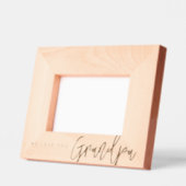 Wir Liebe dir Opa Moderne Typografie Geätzte Rahmen (Links)