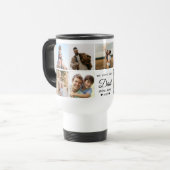 "Wir Liebe du Vater" Foto Travel Mug Reisebecher (Vorderseite Links)