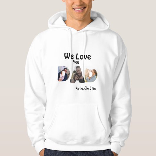 Wir Liebe, du Vater Hoodie (Vorderseite)