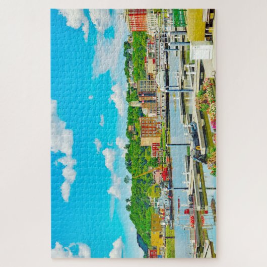 Wir Liebe Dubuque in Iowa. Puzzle (Vertikal)