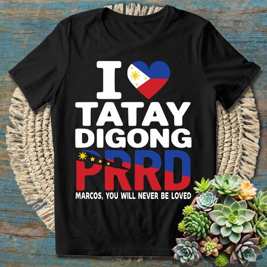 Wir Liebe Duterte | Ich stehe mit PRRD Rodrigo Dig T-Shirt