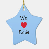 Wir Liebe Ernie Ornament (Links)