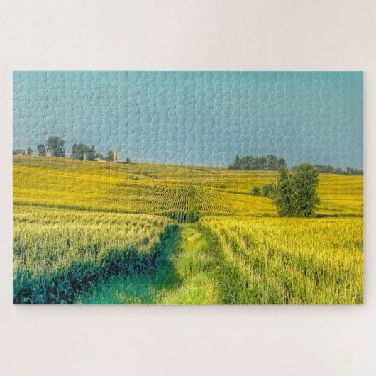 Wir Liebe Farm in Iowa. Puzzle (Horizontal)