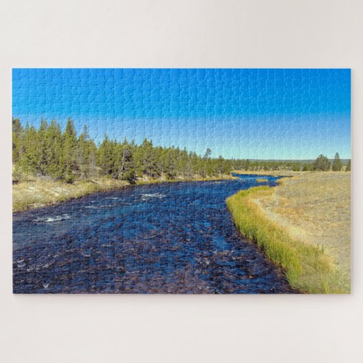 Wir Liebe Firehole River Yellowstone Puzzle (Horizontal)