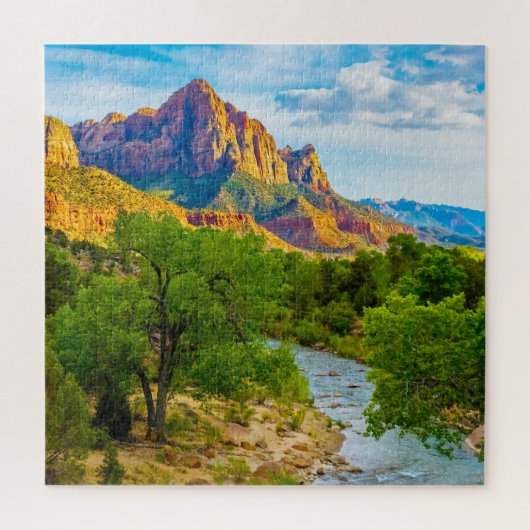 Wir Liebe Fluss Creek Zion Park Utah Jigsaw Puzzle (Vertikal)