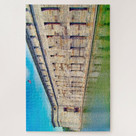 Wir Liebe Fort Delaware Puzzle (Vertikal)