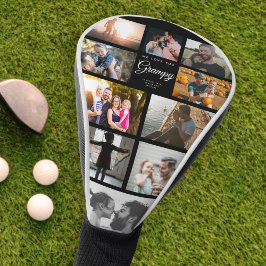 Wir Liebe Grampy Familie Foto Collage Sportfan Golf Headcover