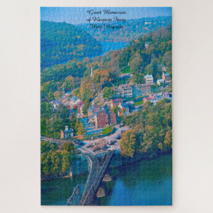 Wir Liebe Harpers Ferry West Virginia. Jigsaw Puzz Puzzle