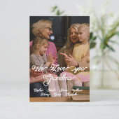 WIR LIEBE IHNEN GRANDMA. KUNSTSTOFF (Stehend Vorderseite)