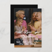 WIR LIEBE IHNEN GRANDMA. KUNSTSTOFF (Vorne/Hinten)