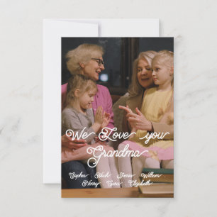 WIR LIEBE IHNEN GRANDMA. KUNSTSTOFF