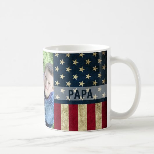 Wir Liebe Ihr militärisches Papa-amerikanisches Fl Kaffeetasse (Rechts)