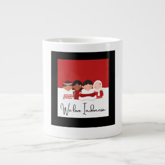 Wir Liebe Indonesien Jumbo-Tasse