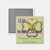 Wir Liebe Irish Dance Magnet (Vorderseite/Rückseite)