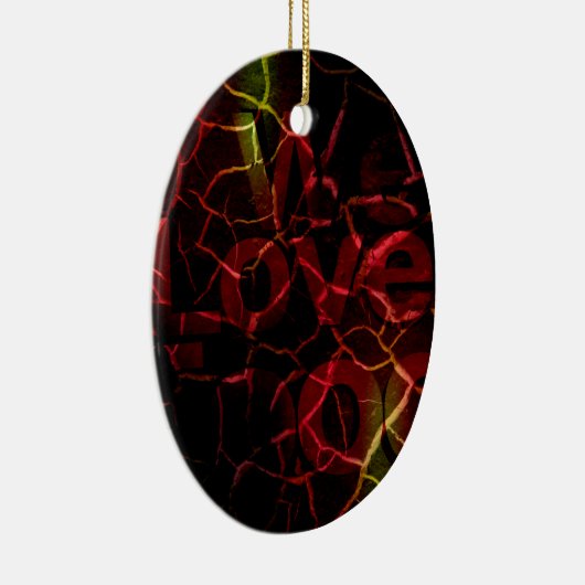 Wir Liebe Keramikornament (Rechts)