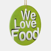 Wir Liebe Keramikornament (Rechts)