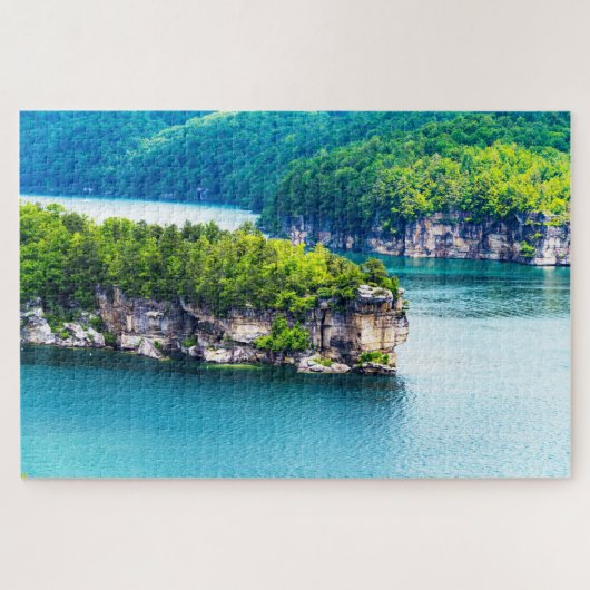 Wir Liebe Lake Summersville Virginia Puzzle (Horizontal)