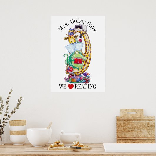 Wir Liebe lesen ! Poster (Küche)