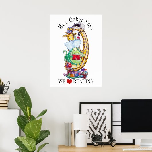 Wir Liebe lesen ! Poster (Heimbüro)