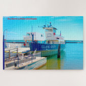 Wir Liebe Madeline Island Ferries Wisconsin. Jigsa Puzzle (Horizontal)