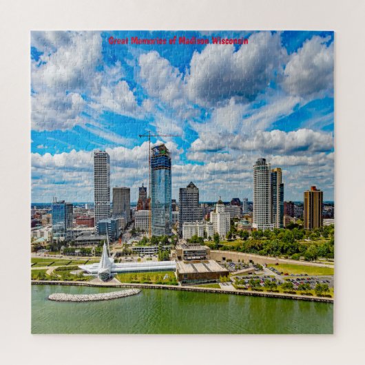 Wir Liebe Madison Wisconsin. Jigsaw Puzzle (Vertikal)