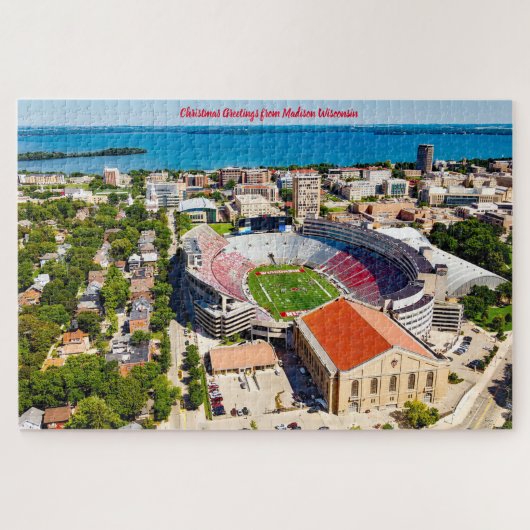 Wir Liebe Madison Wisconsin. Jigsaw Puzzle (Horizontal)