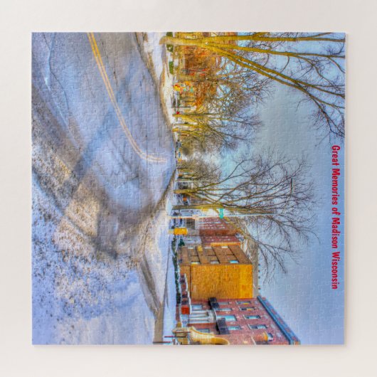 Wir Liebe Madison Wisconsin. Jigsaw Puzzle (Horizontal)