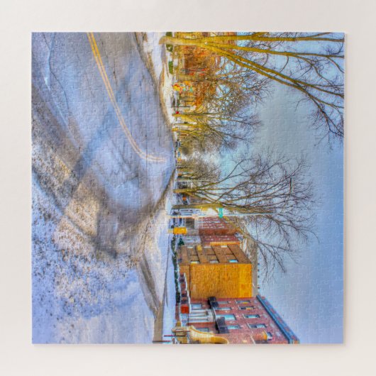 Wir Liebe Madison Wisconsin. Puzzle (Horizontal)