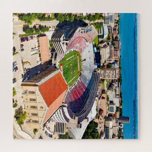 Wir Liebe Madison Wisconsin. Puzzle (Horizontal)