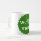Wir Liebe Mama Geschenke von Twins Kaffeetasse (Vorderseite Links)