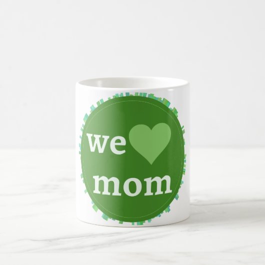 Wir Liebe Mama Geschenke von Twins Kaffeetasse (Mittel)