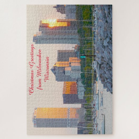 Wir Liebe Milwaukee Wisconsin. Jigsaw Puzzle (Vertikal)